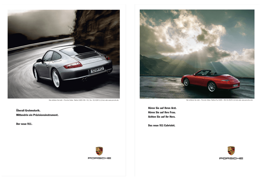 Porsche Markenkampagne